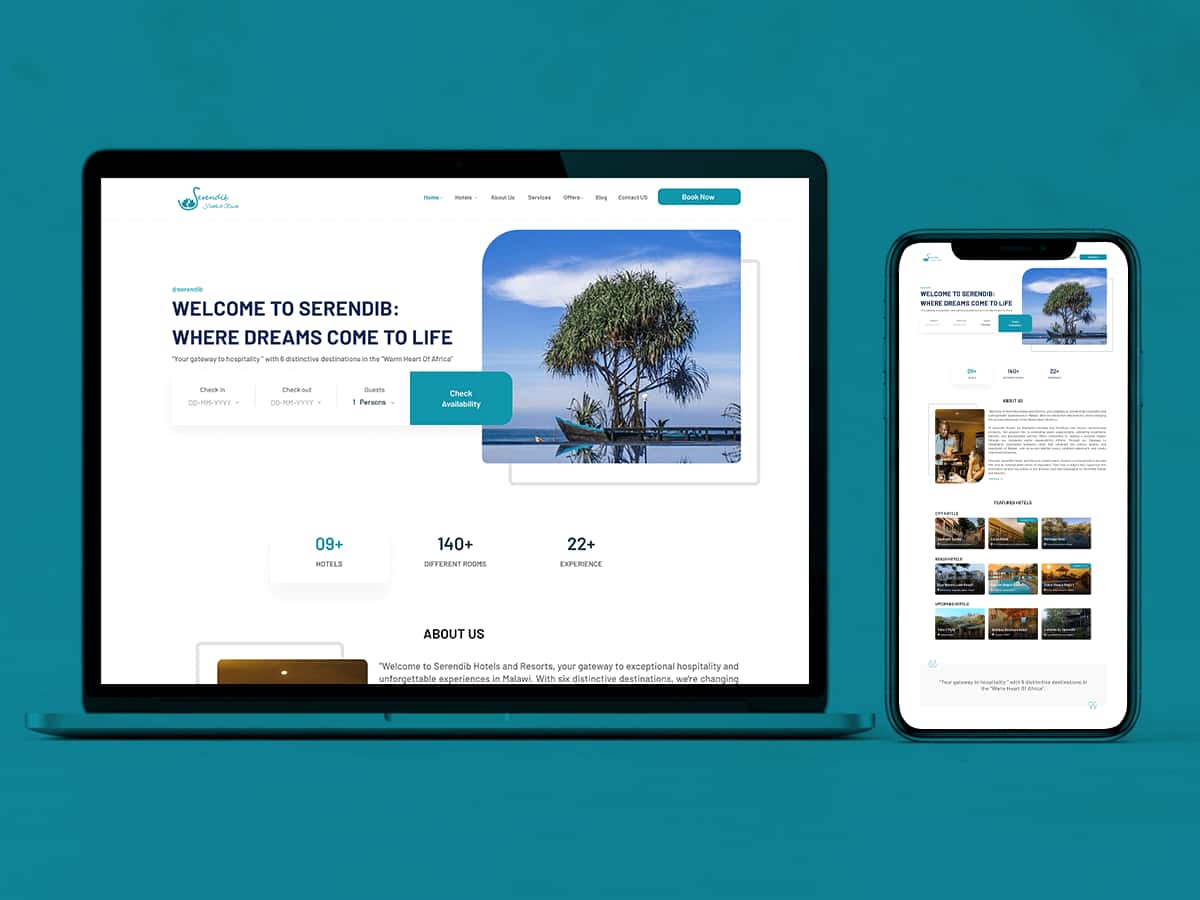 Ravo Design UI/UX Mockup 1